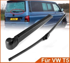 Set Scheibenwischer für VW T5 vorne hinten Wischerarm Set