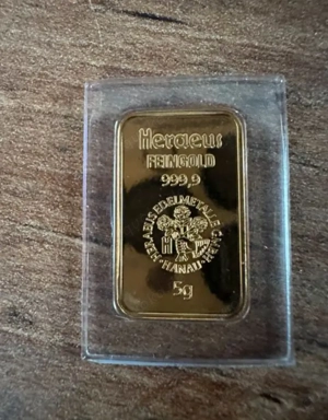 Goldbarren 5Gramm