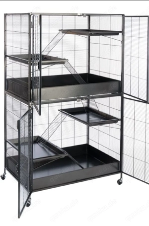 Metall-Käfig für Kleintiere, Käfig, +Starterset, Zubehör