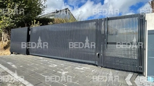 Lamellenzaun & Gartenzaun & Sichtschutzzaun mit Tore TOP