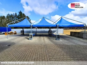 Pavillon 6x6 Überdachung Gazebo Pagodenzelt Festzelt Pvc Dach Autohaus Café Autowaschanlage Zelt
