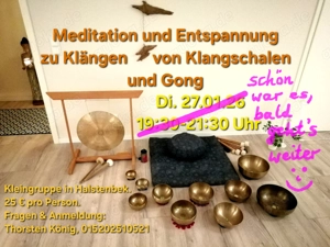 Entspannung und Meditation mit Klangschalen (Kleingruppe)
