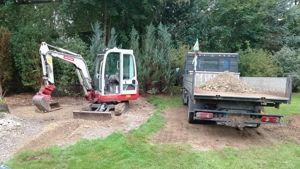 Baggerarbeiten, Steinmauerarbeiten