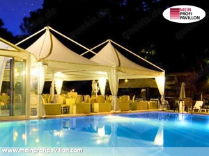 Pavillon 6x6 Überdachung Gazebo Pagodenzelt Festzelt Pvc Dach Autohaus Café Autowaschanlage Zelt Bild 10