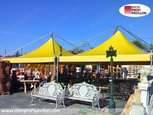 Pavillon 6x6 Überdachung Gazebo Pagodenzelt Festzelt Pvc Dach Autohaus Café Autowaschanlage Zelt Bild 9