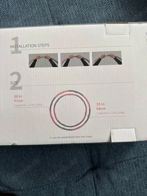 Hula Hoop Fitness-Reifen mit 1,2 kg Gewicht