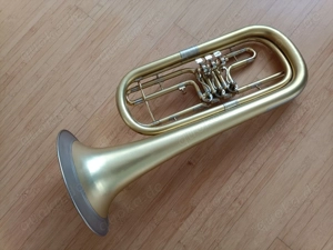 Basstrompete, Bassflügelhorn, Tenorhorn, Bass Trompete, Flügelhorn - restauriert Bild 9
