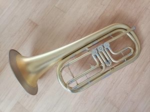 Basstrompete, Bassflügelhorn, Tenorhorn, Bass Trompete, Flügelhorn - restauriert Bild 4