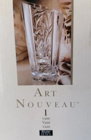 Moderne große schwere Kristallvase, Cristal d'Arques, neu Bild 4