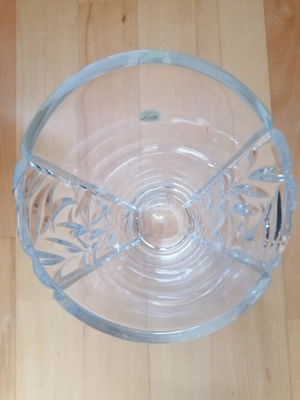 Moderne große schwere Kristallvase, Cristal d'Arques, neu Bild 6