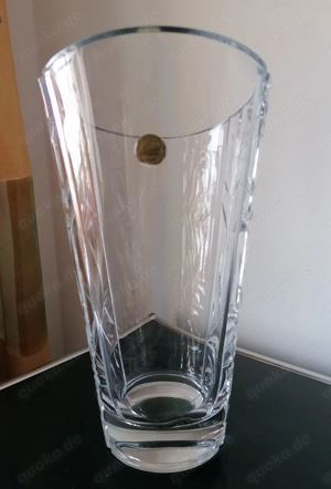 Sehr schöne große schwere Kristallvase, Cristal d'Arques, neu