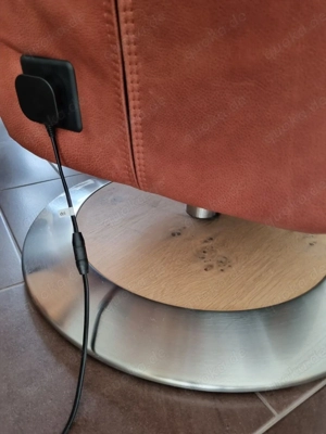 2 Himolla Relaxsessel elektrisch, 1 Sofa und 1 Hocker Leder Buffalo Marsala Bild 4