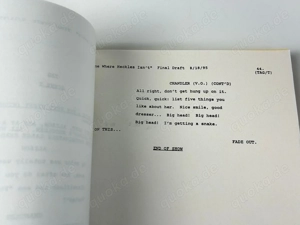 Friends- Original 1995 Hand Signed Script- COA- Autographed by Entire Cast- Rare