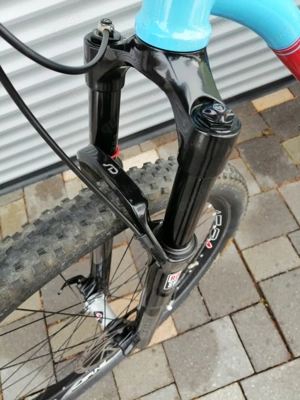 Ritchey P 650b MTB 27,5 Zoll Hardtail mit Stahlrahmen sehr gepflegt blau rot Größe L Bild 4