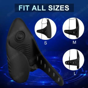 Penistrainer Penismanschette mit Vibration und Slapfunktion