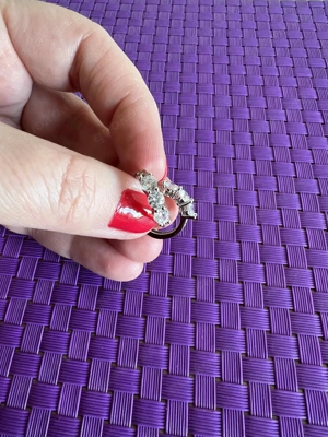 CREOLEN mit Bergkristall Steine, Sterling Silber 925 - NEU