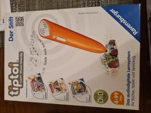 Tiptoi Stift sowie Tiptoi Spiele abzugeben!