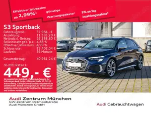Audi S3 TFSI S tronic Matrix/Virtual+/Navi+