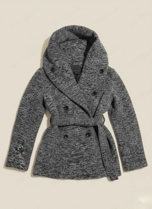 New Yorker Kurzmantel   Jacke   Grau Meliert   Gr. 38