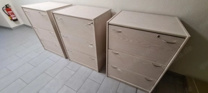 3 x Büroschrank Hängeregisterschrank Aktenschrank mit Schlüssel