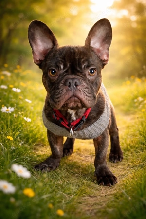 Französische Bulldogge Rüde 7 Monate sucht neues zuhause Kinderlieb, Stubenrein 