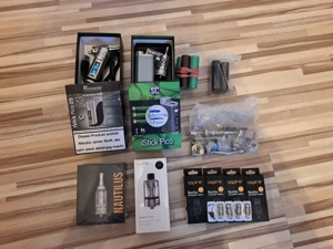 Dampfer Backendampfer + Zubehör  iStick Pico Verdampfer, Nautilus Tank, Coils etc. 