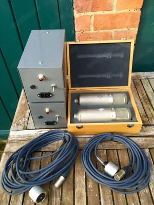 Paar Neumann U48 Mikrofone