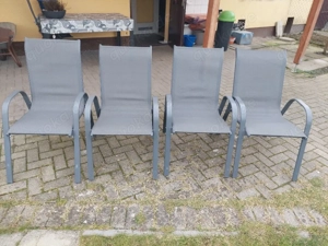 Wohaga 4er Set Stappelstühle New York 