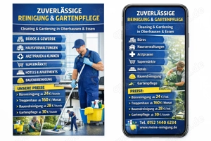 Cleaning services and gardening 