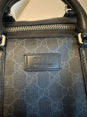 Gucci GG Tasche schwarz weekender Unisex Bild 3