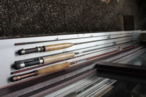 3 x Angel Fliegenrute Fliegenfischer Forelle Äsche Salmoniden