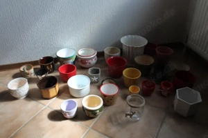 30 Übertöpfe Blumentopf Übertopf Blumen