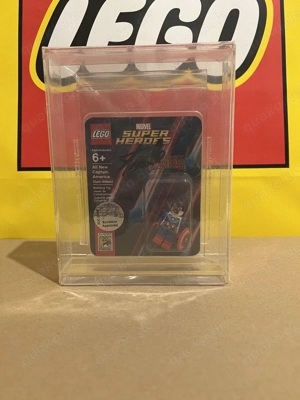 lego stan lee signed. coa - captain america - sdcc marvel - nycc dc rare