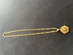 Goldkette mit Versace Anhänger 585er Gold 