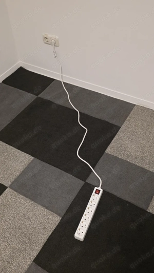 6-fach Steckdosenleiste mit Schalter und Kabel