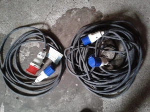 35m Verlängerungskabel 16A Stromkabel Verlängerung geeignet für Foodtruck VerkaufsanhängeGastronomie