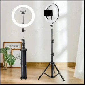 LED Ringlicht mit Stativ & Handy-Halterung für Content