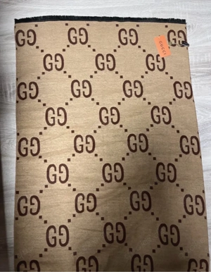 Gucci - GG Muster Schal braun beige Top Zustand mit Verpackung