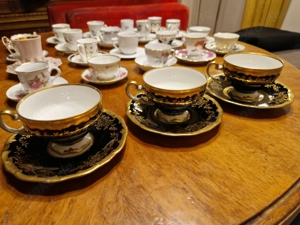 Vergoldetes Geschirr-Set