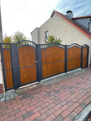 Zäune, Doppelstabmattenzaun, Stahltreppen, Geländer , Tore aus Polen Bild 6