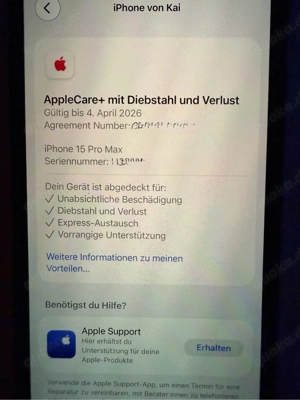 iPhone 15 Pro Max 256gb Bild 3