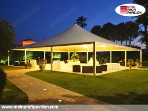 Pavillon 9x9 Überdachung Gazebo Pagodenzelt Festzelt Pvc Dach Restaurant Café Terrassenüberdachung Bild 9