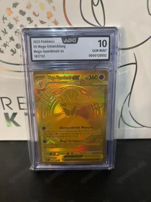 Pokemon Karte   Mega-Guardevoir EX (187 132)   AOG 10 GEM MINT