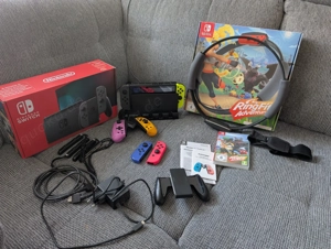 Nintendo switch 1 spiele funktioniert gut mit ringfit adventure 