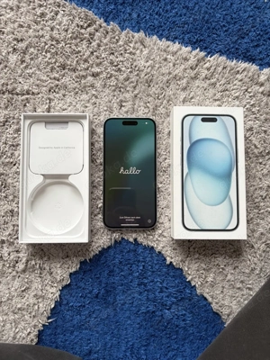 Apple iPhone 15 128GB neue ohne Kratzer mit Akku : 100% zustand in verpakung