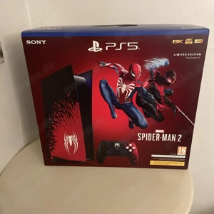 Sony Playstation 5 spider man 2 Disk PS5 spiele versiegelt mit Controller und Zubehör