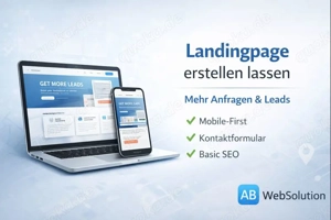 Landingpage erstellen lassen   mehr Anfragen & Leads (inkl. Basic SEO)