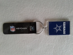NFL Dallas Cowboys Keychain 7 Stück Restposten Flohmarktartikel
