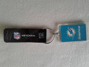 NFL Original Miami Dolphins Keychain Restposten 6 Stück Flohmarktartikel
