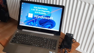 Laptop mit original Windows 11 Home, Akku Batterie hält 3 Stunden, SSD, WLAN, HDMI, Webcam, 